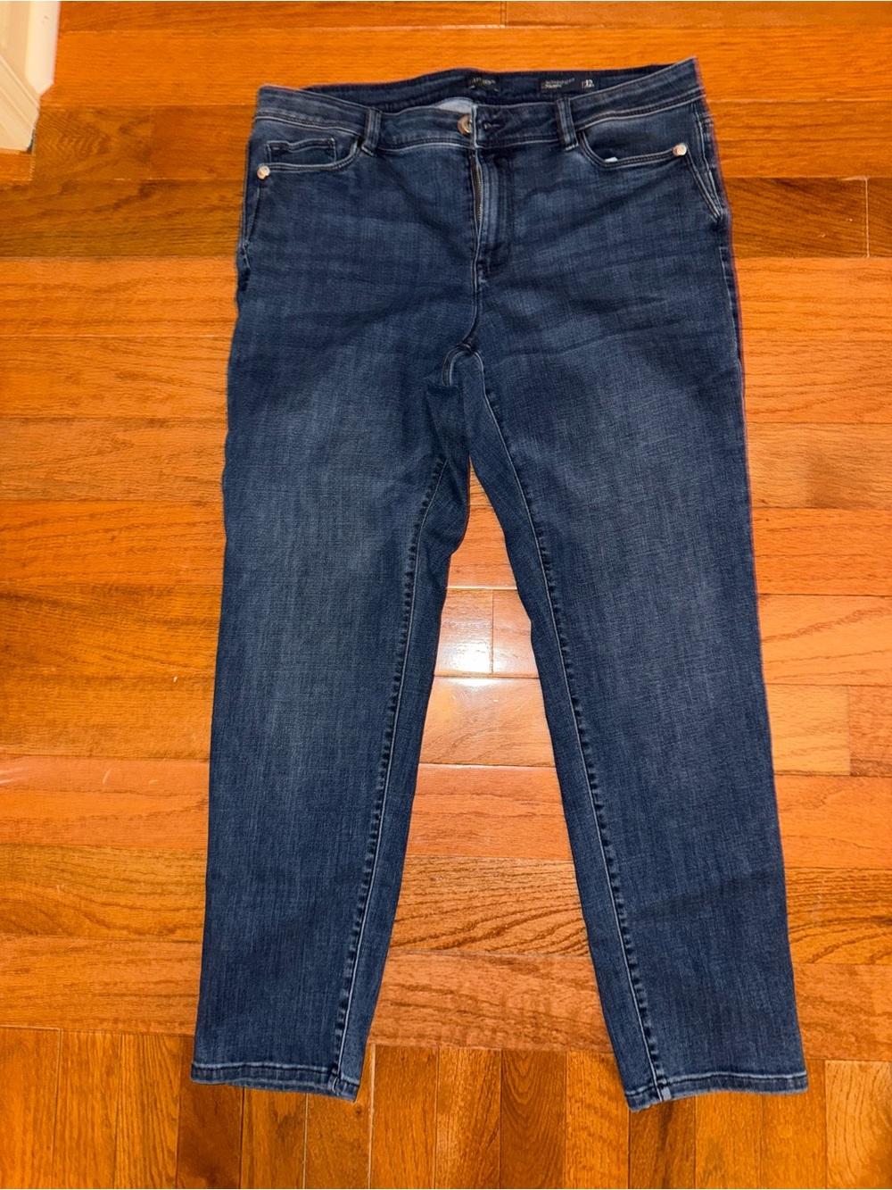 J. Jill Dark Blue Straight Leg Jeans